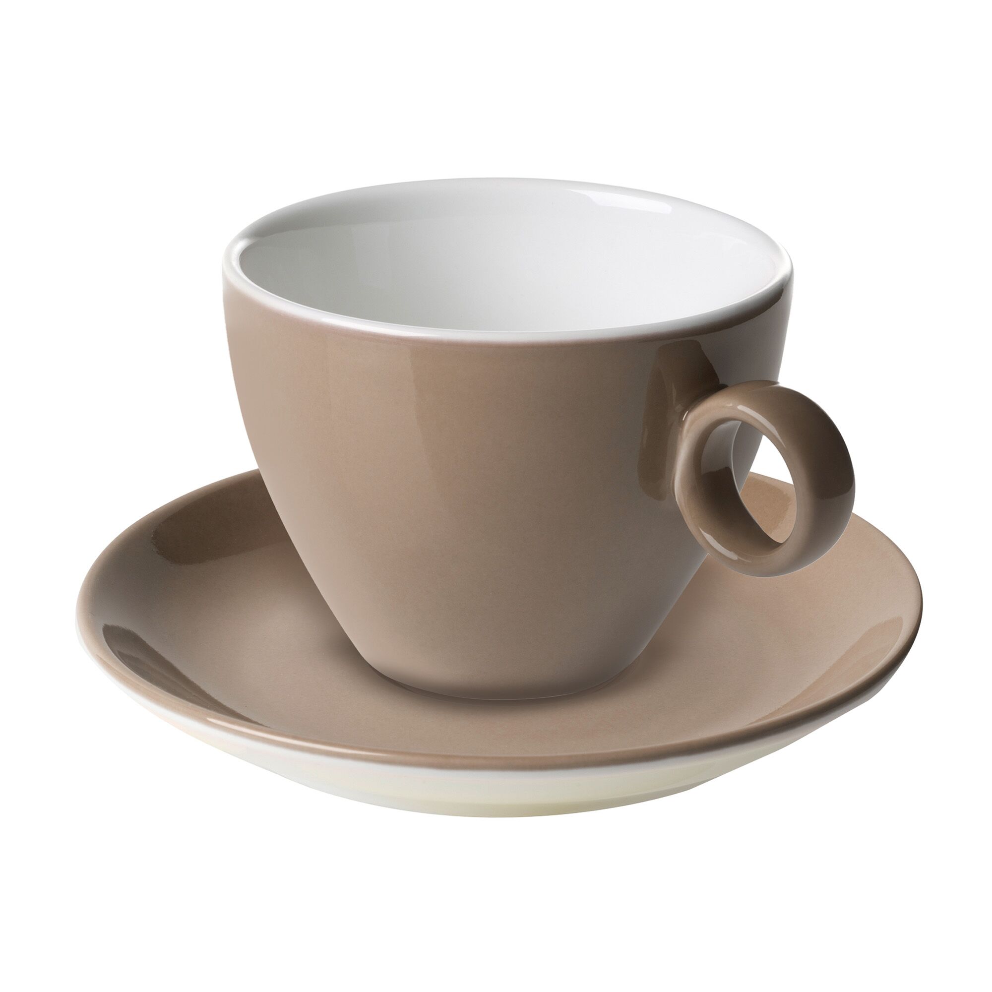 (6 pièces) BART COLOUR CAFE – Sous-tasse à cappuccino – Ø 155 mm – Marron