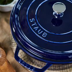 STAUB | LA COCOTTE - Kookpot - Ø 300mm - Gietijzer - Donkerblauw
