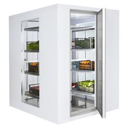 Koelcel - 2100x1500mm - 4,80m³ - met 3 glaswanden