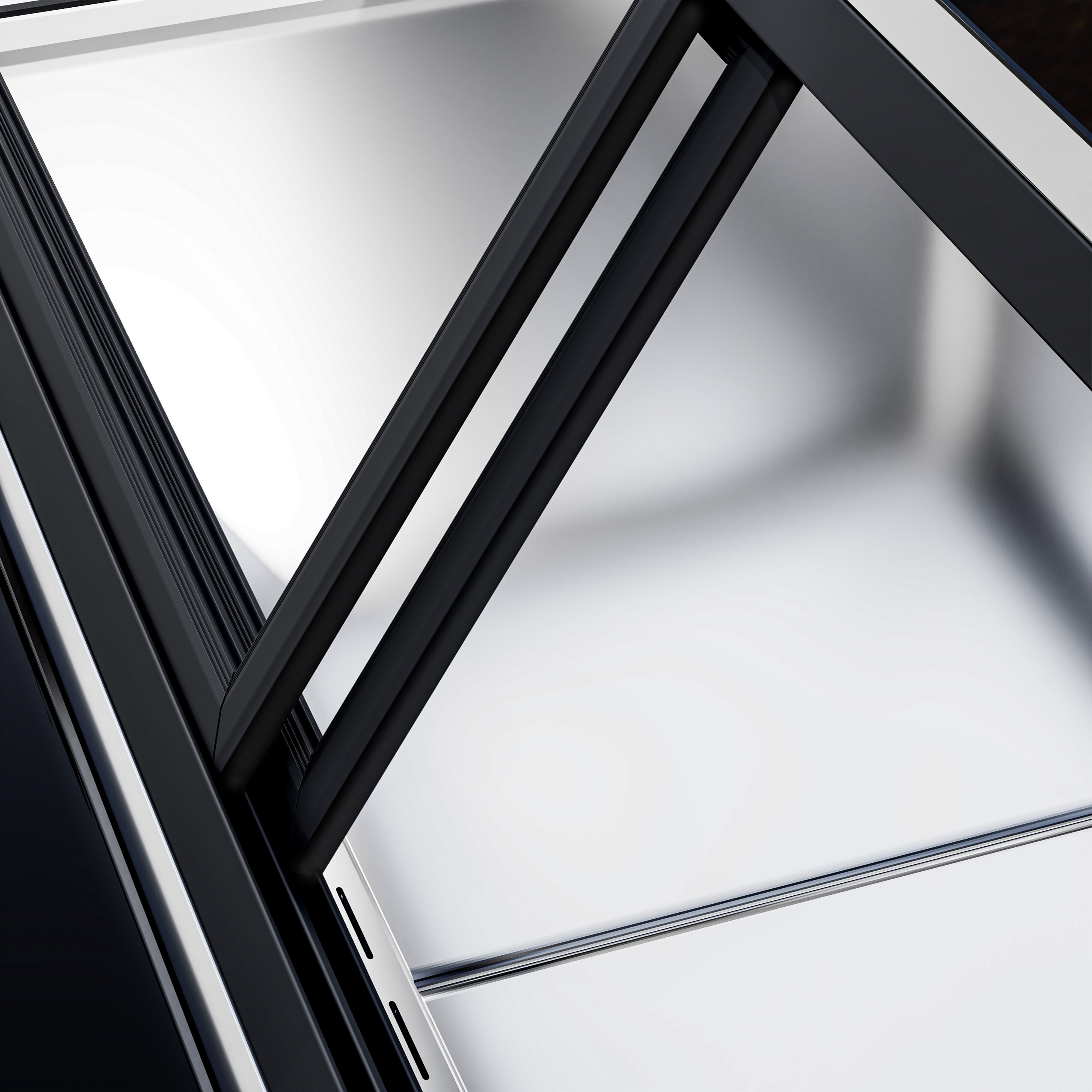 Comptoir vitrine réfrigérée KAISA - 2000x1048mm - +2/+8°C - Double vitrage - Éclairage LED