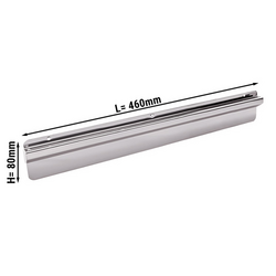 Barra para comandas de Inox - 46 cm