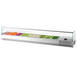 Opzetkoelvitrine PREMIUM PLUS - 1976x353mm - 9x GN 1/4