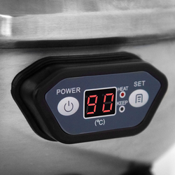Soepwarmer - 9 liter - Digitaal - Roestvrij staal