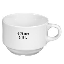 (6 bucăți) Seltmann Weiden - ceașcă de cafea - 0,18 litri
