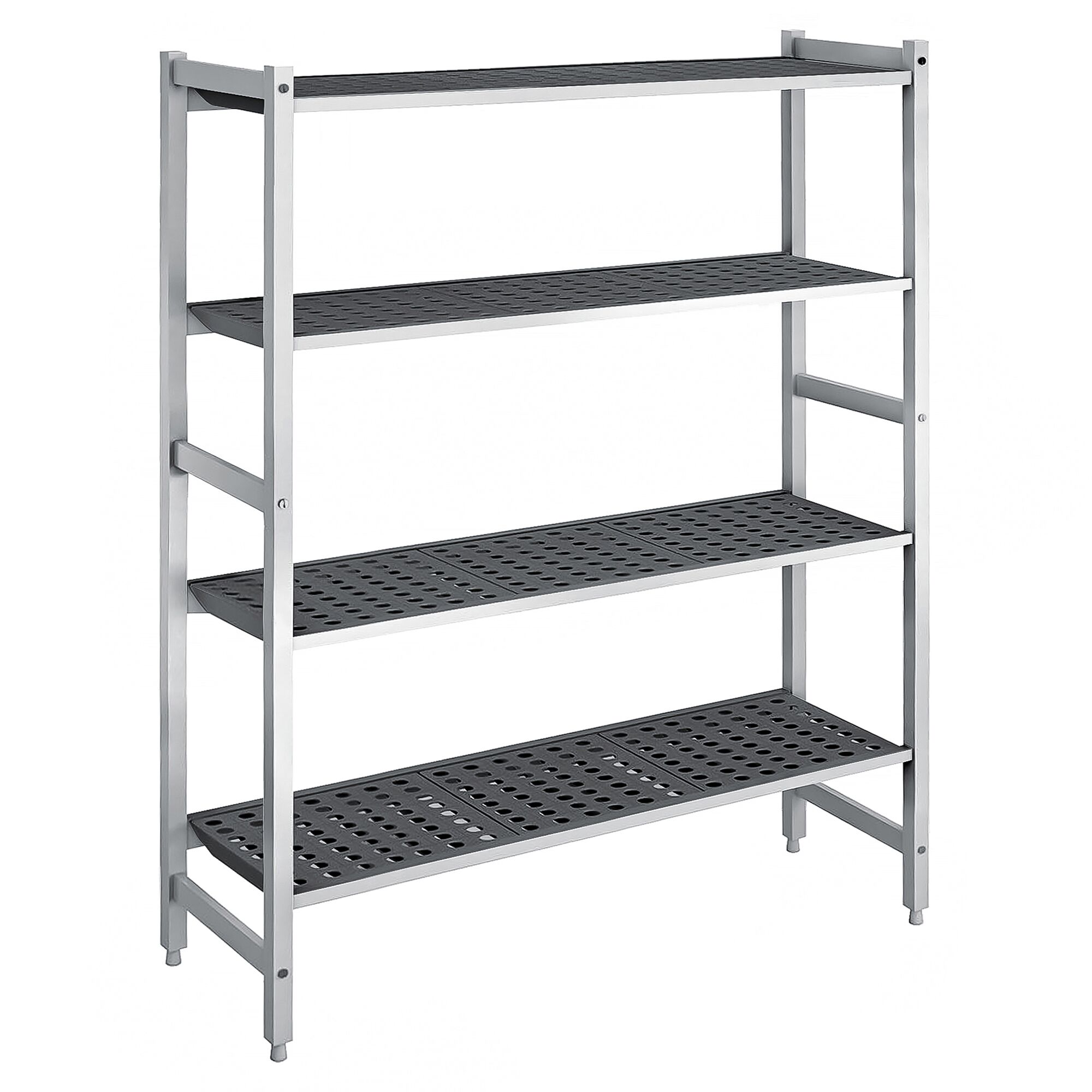 Étagère de base en aluminium - 1620 x 1800 mm - Capacité de charge : 900 kg