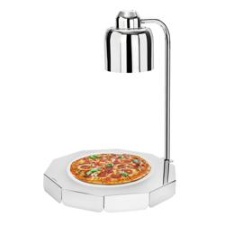 Lampă de încălzire cu infraroșu pentru bufet – 250 W – rotundă – argintie