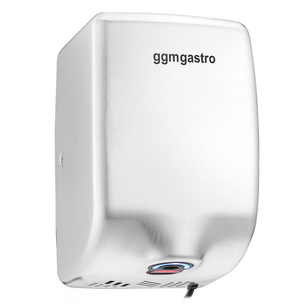 Secador de mãos com sensor - aço inoxidável mate