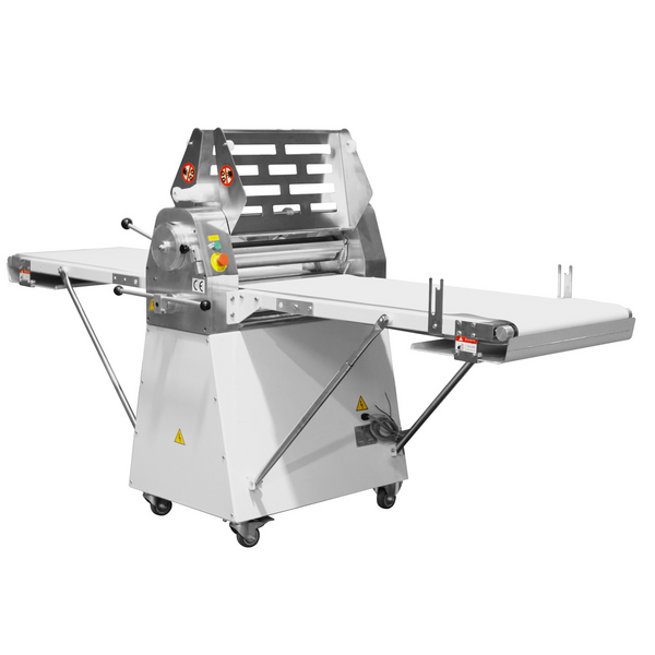 Pastane Hamur Açma Makinesi - Ayaklı cihaz - 750 Watt - 2400 mm Konveyör bant
