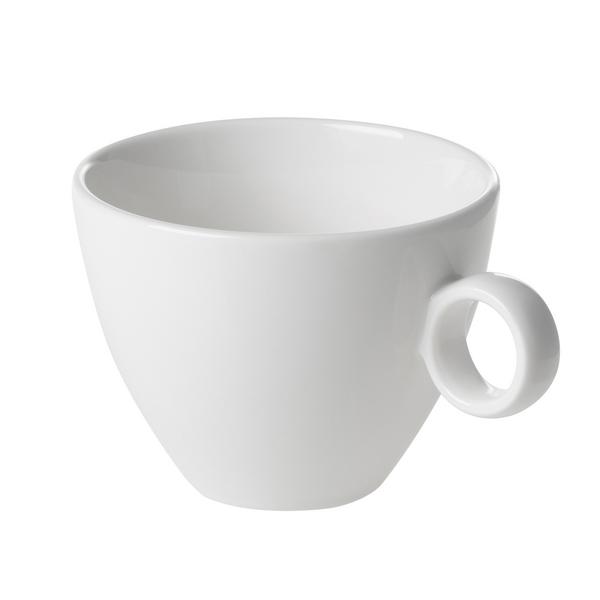 (6 szt.) BART - Filiżanka do cappuccino [Bart] - 230ml - Elfenbeinowy - Porcelana - sztaplowana