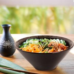 (24 Stück) TURKEY - Schale - Ø 150mm  500ml - Braun / blau