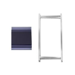 Folding Side Table - 50x50cm - Height: 1200mm