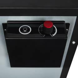 GASTRO-COOL | Minibar vriezer - 51 liter - met 1 glazen deur - Zwart