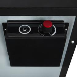 GASTRO-COOL | Minibar vriezer - 51 liter - 1 glazen deur - Zwart