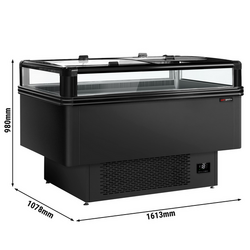 Congelador de isla - 1613x1078mm - 260 litros - tapa corredera de cristal