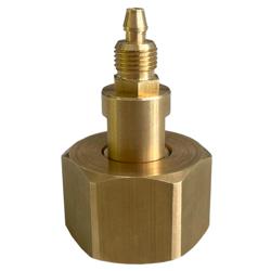 Adapter do gazu do dozownika do wina - kompatybilny z WDA - do butli ze sprężonym azotem - 56x34x32mm