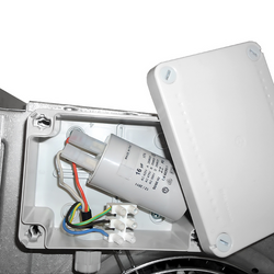 Radiale ventilator 1300 m³/uur - voor wandafzuigkappen
