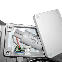 Radialventilator 2200 m³ pro Std. - für Wandhauben