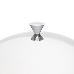 (4 pezzi) Coperchio di presentazione/ cloche in acciaio inox - Ø 305 mm - lucido