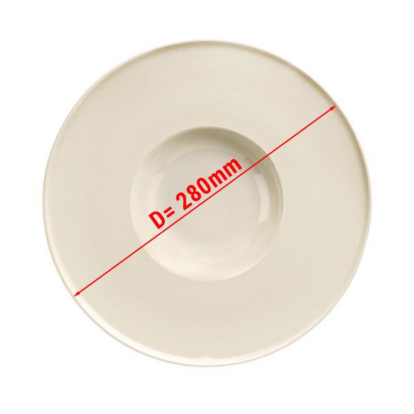 (12 pz) CHEF TASTE OF - Piatti per pasta - Porcellana - Ø280mm - Creme