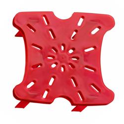 (6 stuks) CAMBRO | Afdruiprek FreshPro - voor 5,7 liter & 7,6 liter - Rood