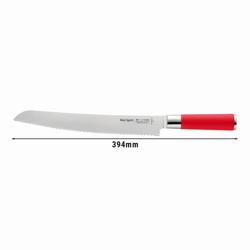 F. DICK | Red Spirit - Coltello da pane - con bordo seghettato - Lama: 260mm