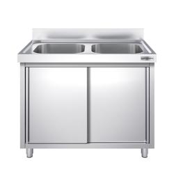 Mueble fregadero PREMIUM - 1000x700mm - con 2 lavabos en el centro