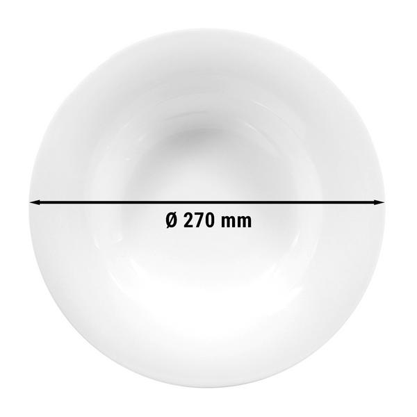 (2 pezzi) SELTMANN WEIDEN | Piatto gourmet rotondo - Ø 270 mm - Bianco/Semplice