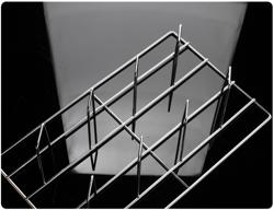 Kiphouder - 530x325mm - GN 1/1 - 8 spikes - RVS - anti-aanbak - hittebestendig