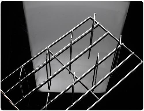 GN 1/1 Support de poulet - 530x325mm - 8 pièces - Inox