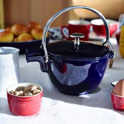 STAUB | SPECIALITIES - Czajniczek - 1,1 litra - Żeliwo - Ciemnoniebieski