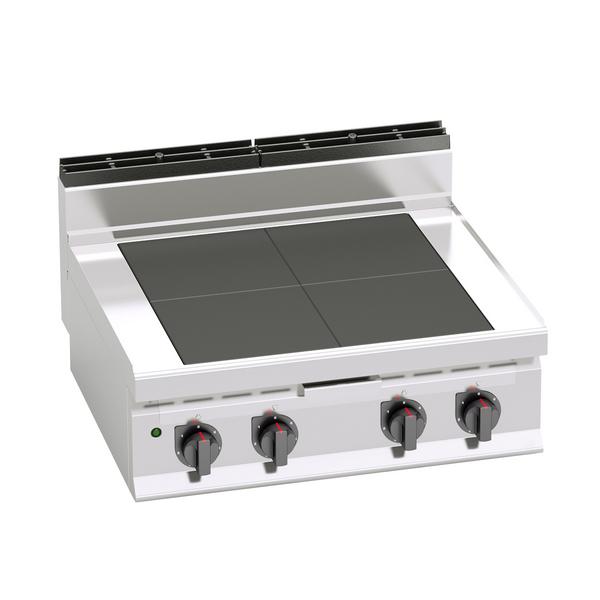 Elektrisch fornuis - 800x700mm - 12,0 kW - 4 platen