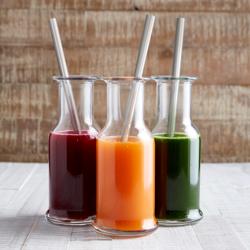 (50 stuks) RVS smoothierietjes - 200mm - ø 10mm - recht