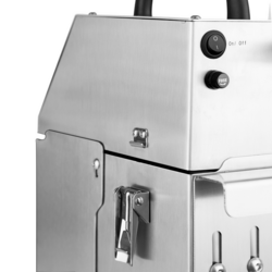 Filtru portabil pentru ulei de prăjit cu baterie - 80 litri/minut - pentru friteuze de 20 de litri și mai mult