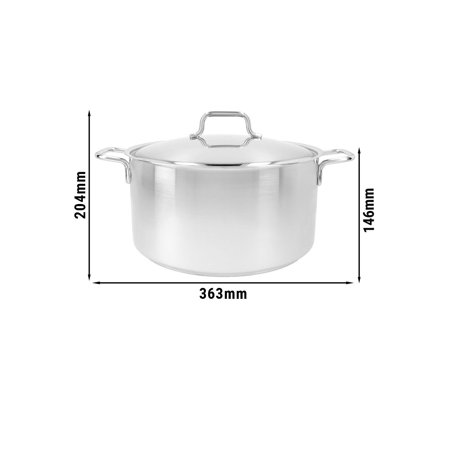 DEMEYERE | APOLLO 7 - Poêle à frire avec couvercle - Ø 280mm -  inox