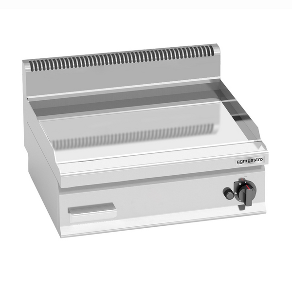Plancha de gas - lisa cromo duro (8 kW)