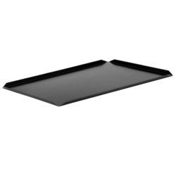  بشقاب آلومینیومی شیرینی و ارائه - 700*150*10 میلیمتر - سیاه - 5 عدد