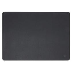 (12 st) bordstablett James - i elegant läderlook - 33x46 cm - antracit