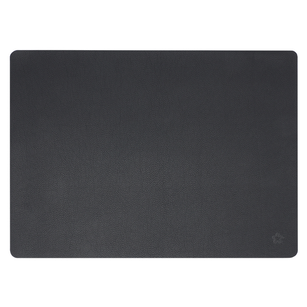 (12 komada) Stolni podmetači James - Elegantan kožni izgled - 33 x 46 cm - Antracit