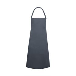 KARLOWSKY | Bib Apron Basic – Anthracite - 750×1000 mm - Fixed Neck Strap 600 mm - Polyester