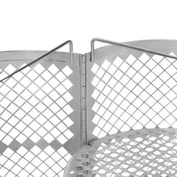 Frituurmand - 230x230x(H)225mm | 20 liter - RVS | met hittebestendige handgreep - voor hogedruk friteuses - passend voor EHFMC20