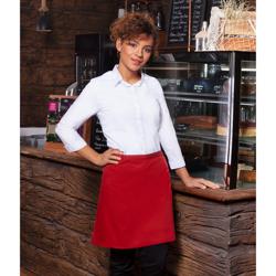 (6 pieces) KARLOWSKY | Basic Bistro Waist Apron – 700 x 550 mm - Red