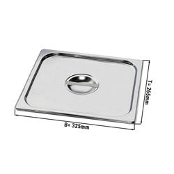 Coperchio GN in acciaio inox 1/2
