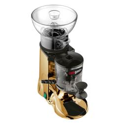 Koffiemolen - 1kg bonenreservoir - 77dB - Met dispenser - goud