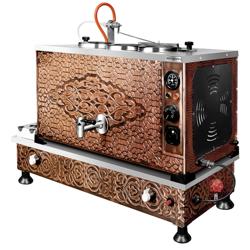 سماور شاي نحاسي غاز وكهرباء - 940 mm - 33 L