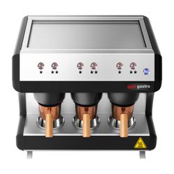 Commercial Turkish Coffee & Mocha Machine TRIO – 3-Group - 2 kW - Stainless Steel - Plumbed-In
