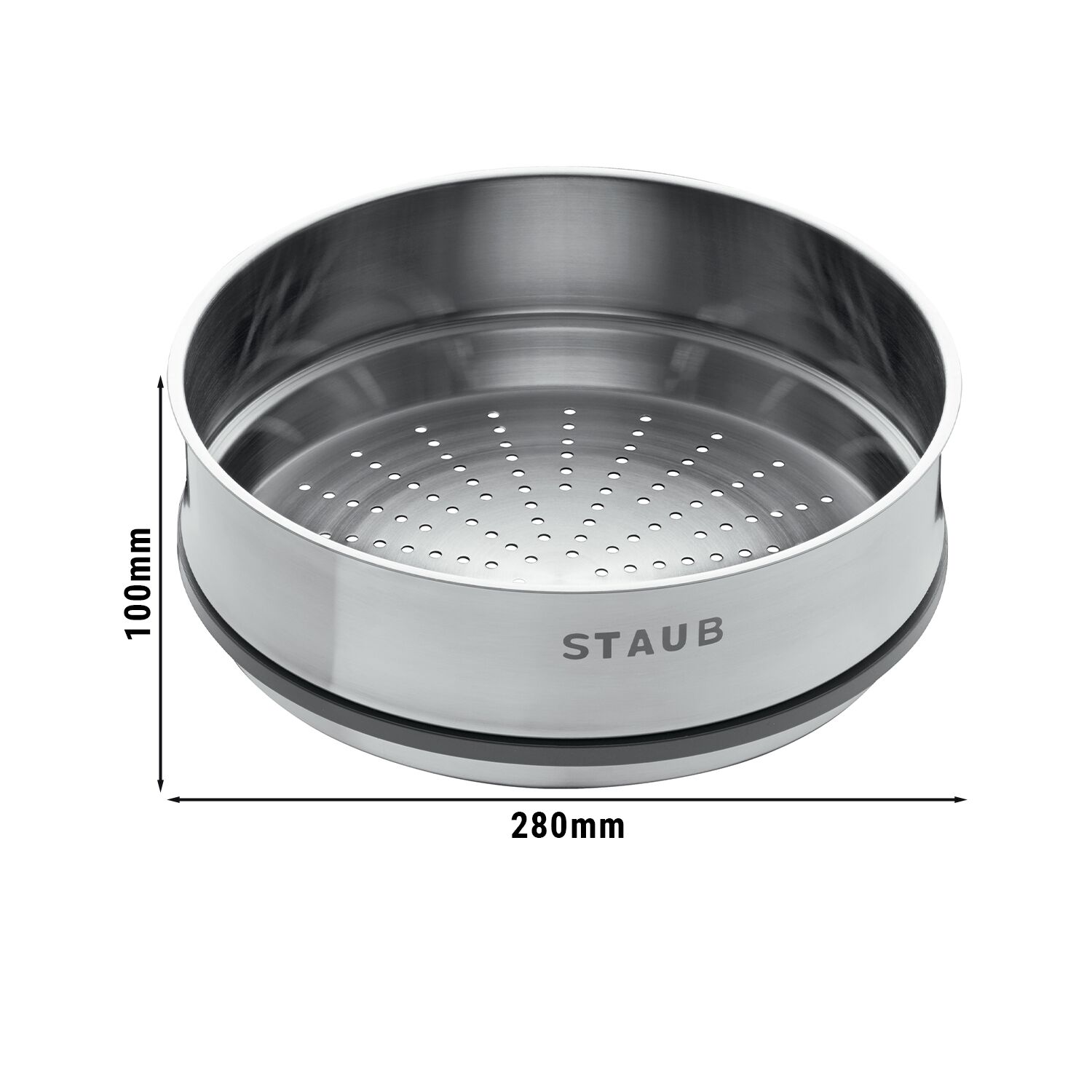 STAUB | Panier vapeur - 4,4 litres - Ø 260mm - inox 