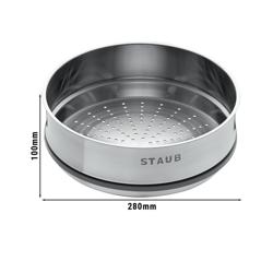 STAUB | Inserto per cottura a vapore - 4,4 litri - Ø 260 mm - Acciaio inox