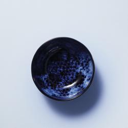 (4 st) Skål - BAMA BLUE - stengods - Ø 150 mm - blå