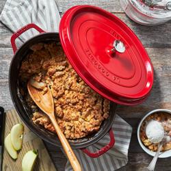 STAUB | LA COCOTTE - Cocotte - ovális - 330mm - öntöttvas - cseresznye piros