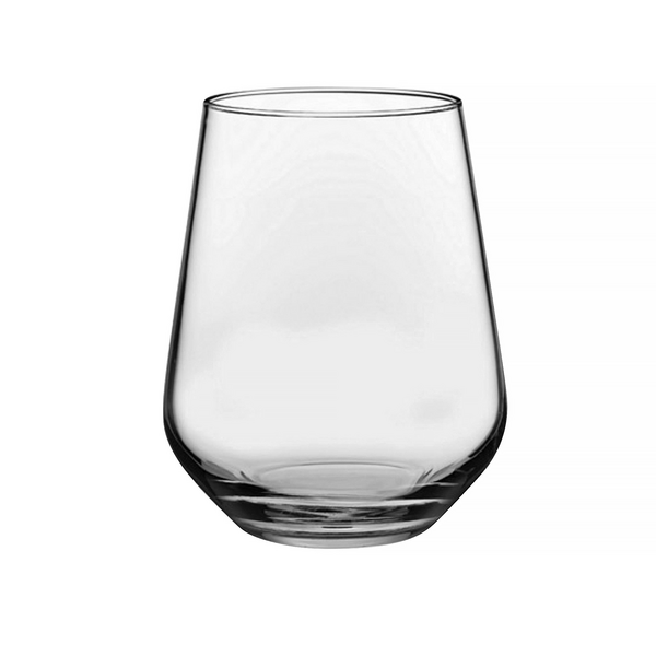 (6 sztuk) Uniwersalna szklanka do napojów - ALLEGRA - 425 ml - przezroczysta